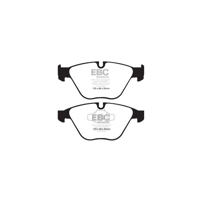 EBC PD14KF493 Bluestuff 5000 NDX Front Brake Pads & GD Sport Slotted/Dimpled Discs Kit 330mm Vented for BMW 3 Series E91/E92 (325, xDrive) ATE Calipers