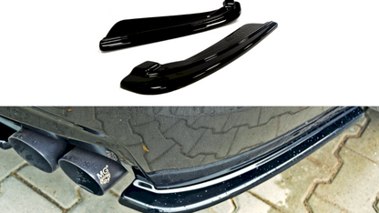 Maxton Design - REAR SIDE SPLITTERS BMW 5 F11 M-PACK (FITS TWO DOUBLE EXHAUST ENDS)