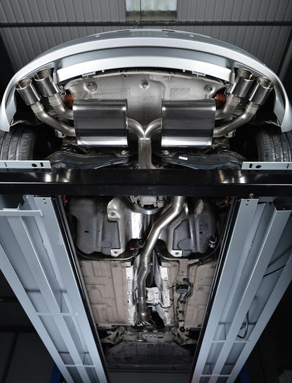 Milltek Cat Back Exhaust (Resonated or None Resonated) Audi TTS MK2