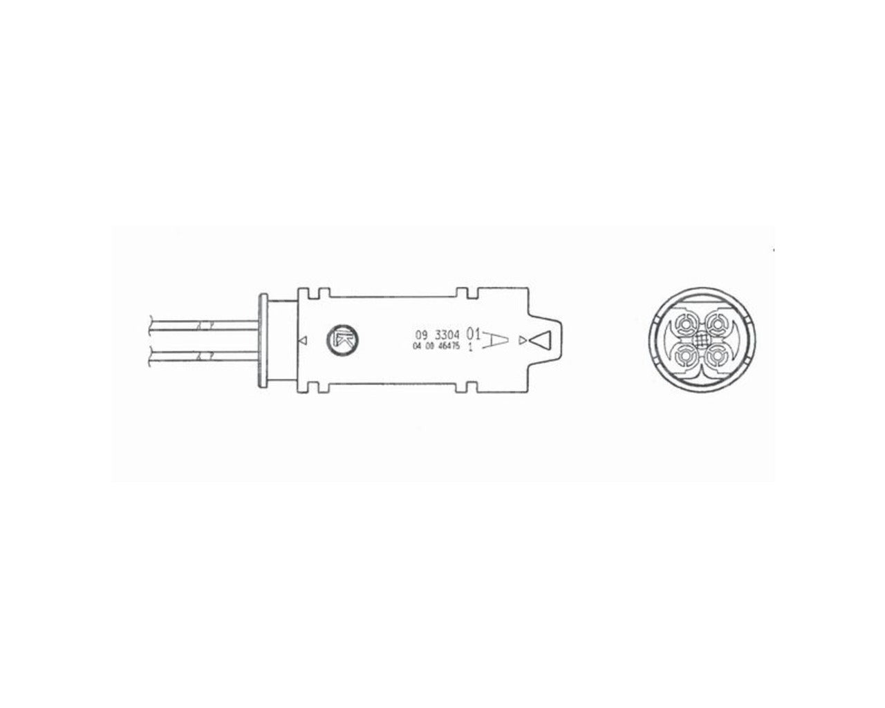 Genuine NTK NGK 4-Wire Heated O2 Lambda Oxygen AFR Sensor/Probe 740mm Lead 96216 OZA811-EE17 Upstream/Downstream Pre-Cat Post-Cat for BMW 3 Series E46 316i 318i 318Ci 316Ti 318Ti & X5 E53 4.4i 4.8is Direct Fit Replacement