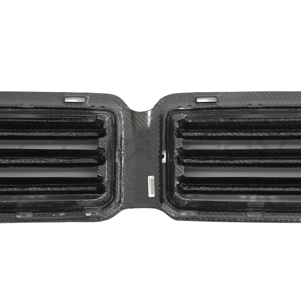 BMW M2 G87 2023+ Carbon Fibre Front Kidney Grille | CT Design Gloss Carbon Fiber Center/Centre Radiator Nose Grill, Front Bumper Intake Surround, OEM+ Styling Upgrade