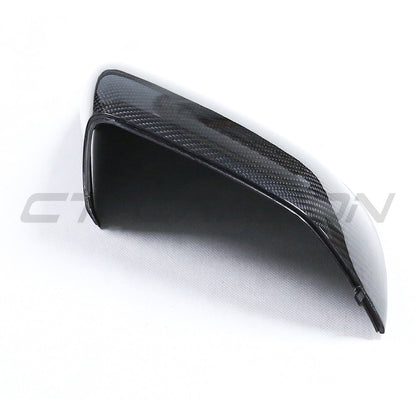 Audi Q8 SQ8 RSQ8 (2020+) & Lamborghini Urus (2019+) Carbon Fibre/Fiber Wing Mirror Covers | Side Mirror Caps Replacement | Door Mirror Housings Shells - Gloss Pre-Preg 2x2 Twill OEM Fit - WITHOUT Lane Assist / Side Assist