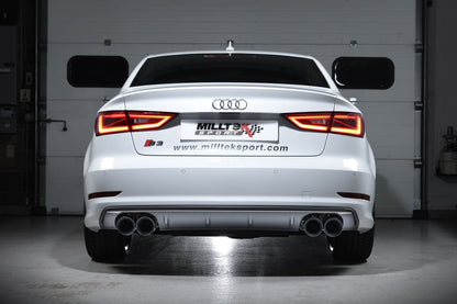 Milltek Sport - Cat Back Exhaust (Multiple Options) - Audi S3 8V / 8V2 (Without GPF) Saloon & Cabrio