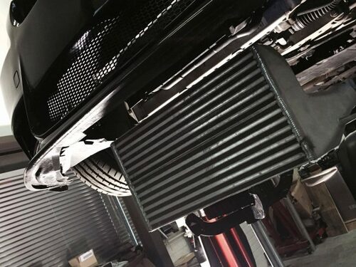 VRSF 7.5 Inch Race Front Mount Intercooler FMIC for BMW 135i 335i 335is N54 N55 (E82 E90 E91 E92 E93, xDrive XI) - 1000HP Bar & Plate