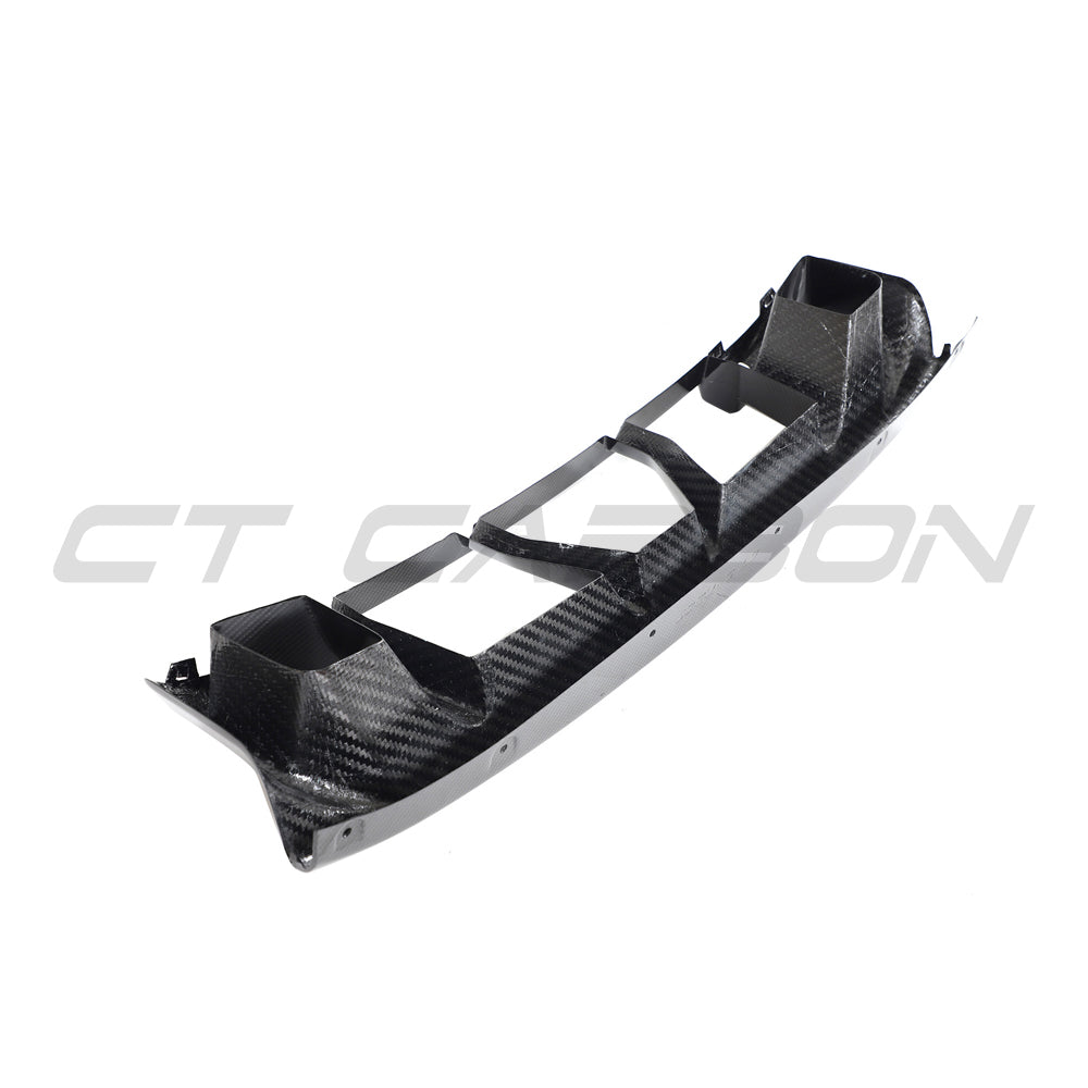 CT Design BMW M2 G87 Carbon Fibre/Fiber Front Lower Grille/Grill Center/Centre Intake Insert Surround Trim | Front Bumper Air Duct Radiator Intake Cover | 2023-2025