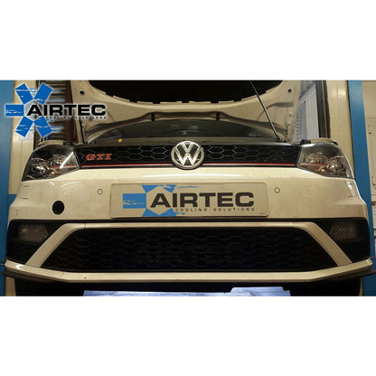 VW Polo Mk6 (6C) 1.8 TSI/GTI Uprated Intercooler Kit – AIRTEC Front Mount FMIC Charge Cooler, Stepped Core, Plug-and-Play Fit to OEM Hoses – Stage 1/2 Remap Ready – Pro-Series Black or Silver – UK Made – 3-Year Warranty