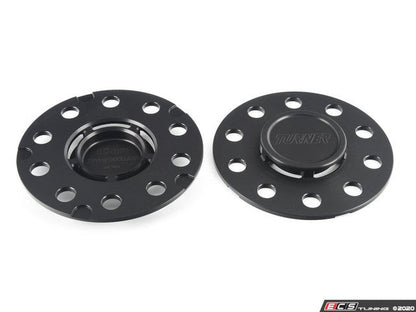 Turner Motorsport BMW F80 M3, F82 M4, F87 M2 & M2 Competition 5mm Hub-Centric Wheel Spacers with Integrated Hub Extender & Extended Bolts - 72.6mm CB, 5x120, Black (Pair)