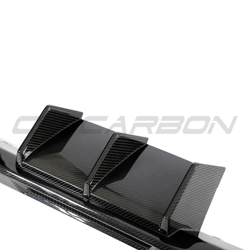 BMW M2 G87 Rear Diffuser/Valance V2 – Pre-Preg Gloss Carbon Fibre (Carbon Fiber) – Rear Bumper Insert, Lower Apron & Skirt, Undertray – 2023+ M2 Coupe Rear Aero Upgrade – CT Design by CT Carbon