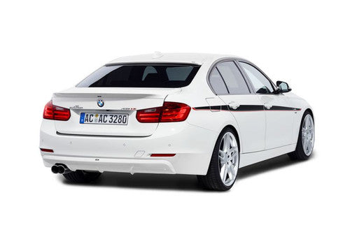 AC Schnitzer Rear Diffuser/Valance/Apron for BMW 3 Series F30 F31 (2012-2015 Pre-LCI/Pre-Facelift) SE, Sport, Luxury – Single Left Exit Exhaust Lower Bumper Insert/Skirt – Unpainted