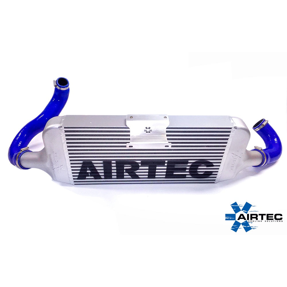 AIRTEC Front Mount Intercooler FMIC Upgrade for Audi A4 B8/B8.5 2.0 TFSI Quattro (2009+) - Charge Air Cooler Kit, 80mm Bar-and-Plate Core, Pro-Series Black, Direct Fit Plug-and-Play, No Cutting, Fits 1.8 TFSI