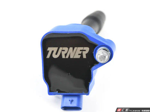 Turner Motorsport Blue Top Ignition Coil Pack (Each) for BMW B-Series B38/B48/B58 - High Output Coil-on-Plug (COP) Upgrade - Direct Replacement for OE 12138643360, D650-0010