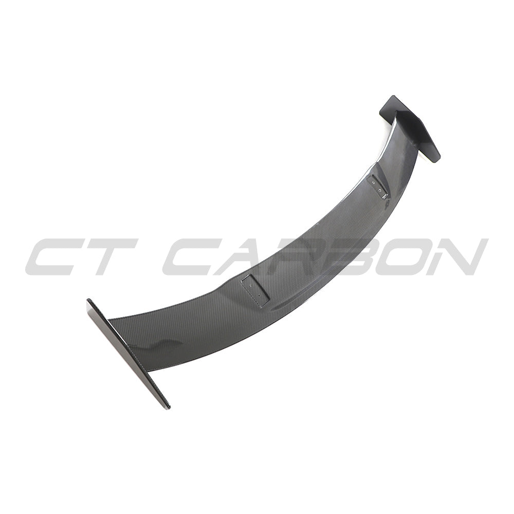 Audi R8 V10 Gen 2/2.5 Facelift (2015-2023) Carbon Fibre/Carbon Fiber Rear Wing Spoiler – CT Carbon Pre-Preg GT Aerofoil for 4S V10 Plus & V10 Performance – Lightweight OEM+ High Mount Rear Blade