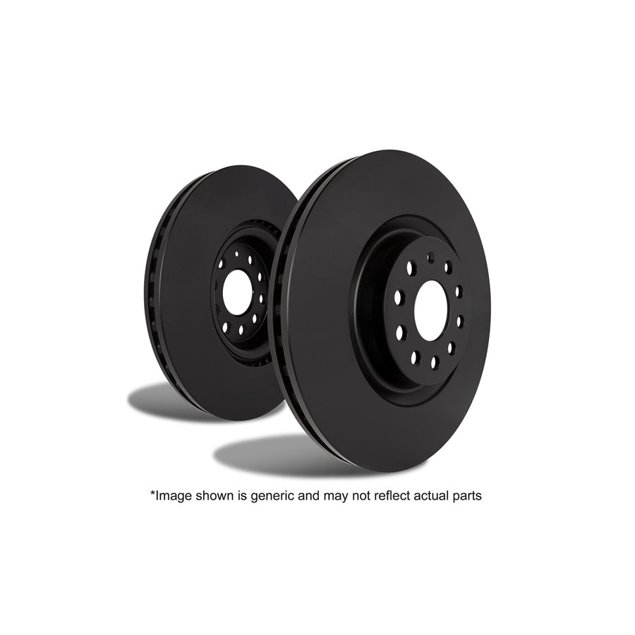 EBC Redstuff Front Brakes Kit PD02KF277 - Discs/Rotors & Pads for Lexus IS IS200d IS220d IS250 IS300h 2005-2021 - 296mm Vented Plain OE Size - Ceramic Low Dust Quiet Street Upgrade Replacement Front Axle