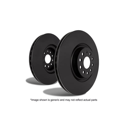 EBC Redstuff Front Brakes Kit PD02KF277 - Discs/Rotors & Pads for Lexus IS IS200d IS220d IS250 IS300h 2005-2021 - 296mm Vented Plain OE Size - Ceramic Low Dust Quiet Street Upgrade Replacement Front Axle