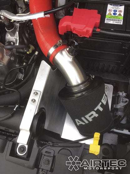 AIRTEC Motorsport Cold Air Intake / Induction Kit for Ford Fiesta MK8 1.0 EcoBoost (1.0T) & ST-Line - High-Flow Open Cone Filter, Heat-Shielded Airbox Delete, 80mm Cold Feed - Performance CAI Intake System Direct Fit Upgrade