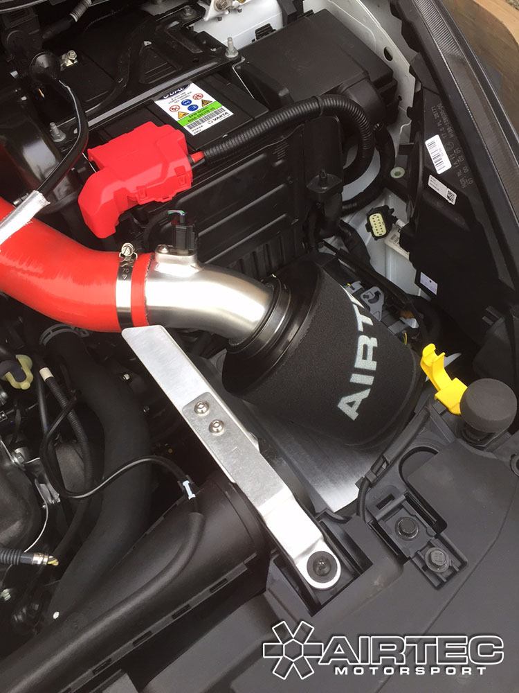 AIRTEC Motorsport Cold Air Intake / Induction Kit for Ford Fiesta MK8 1.0 EcoBoost (1.0T) & ST-Line - High-Flow Open Cone Filter, Heat-Shielded Airbox Delete, 80mm Cold Feed - Performance CAI Intake System Direct Fit Upgrade