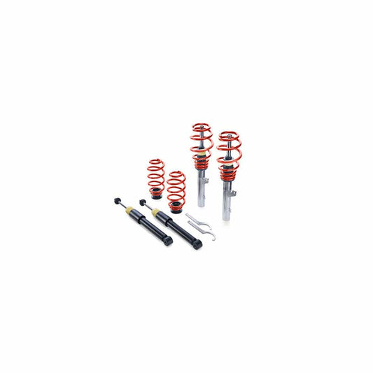 BMW E46 3 Series Coilovers 1998-2007 - Eibach Pro-Street-S Height Adjustable Stainless Steel Suspension Kit 40-75mm Lowering - Saloon Coupe Cabriolet Touring - Shock & Spring Set - PSS65-20-001-01-22