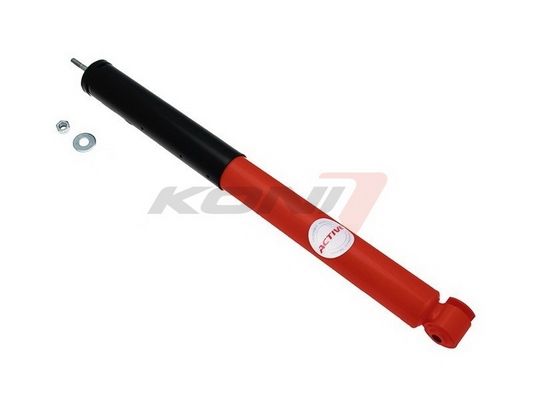 KONI 8245-1024 Adjustable Rear Axle Shock Absorber/Strut for BMW 3 Series E46 (1998–2006) – Gas-Charged Twin-Tube Telescopic Damper – Saloon/Sedan, Touring/Estate, Coupe, Convertible/Cabriolet, Compact – Red OEM Replacement Performance Suspension Upgrade