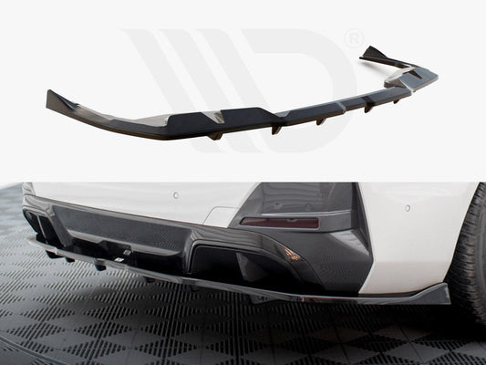 Maxton Design - CENTRAL REAR SPLITTER (VERTICAL BARS) V.2 BMW I4 M-PACK G26