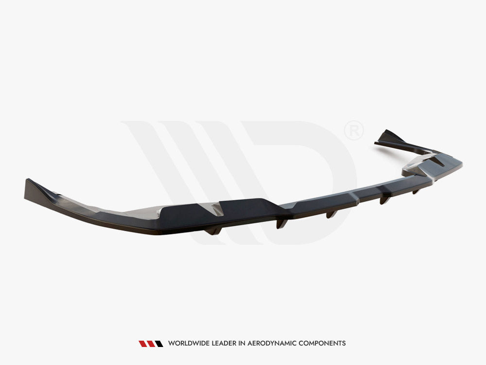 Maxton Design - CENTRAL REAR SPLITTER (VERTICAL BARS) V.2 BMW I4 M-PACK G26