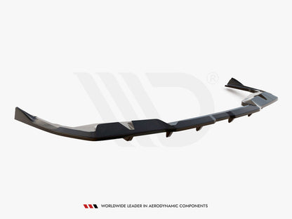 Maxton Design - CENTRAL REAR SPLITTER (VERTICAL BARS) V.2 BMW I4 M-PACK G26
