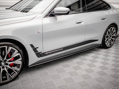 Maxton Design - SIDE SKIRTS DIFFUSERS V.2 BMW I4 M-PACK G26