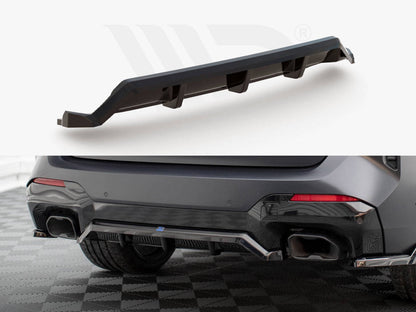 Maxton Design - CENTRAL REAR SPLITTER (VERTICAL BARS) BMW X3 M-PACK G01 FACELIFT