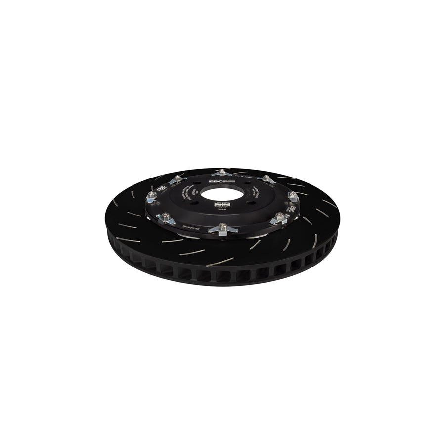 EBC SG2FK-010 330mm 2-Piece Floating Front Brake Discs/Rotors for Ford Fiesta ST Mk7 (ST180 1.6 EcoBoost) - Grooved Slotted Vented - 330x28mm Replacement for EBC Brakes Racing Big Brake Kit (EBC-SG2FK-010)