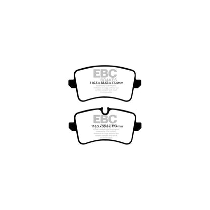 EBC Brakes PLK1011 Audi RS5 B8 4.2 V8 2010-2016 Yellowstuff Front & Rear Brake Pads + Braided Stainless Lines Kit - Fast Road/Light Track Performance Upgrade - Includes BF307+ Super DOT 4 Fluid