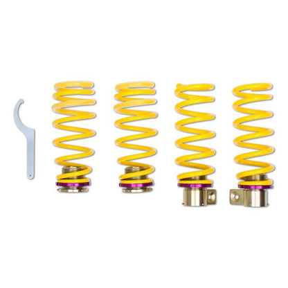 KW Suspension HAS Height Adjustable Lowering Springs Kit for BMW M6 F12 Convertible & F13 Coupe (M6 & M6 Competition, 2010-2018) – Ride Height Adjustable Drop Springs | EDC/Adaptive Damper OEM Shock Compatible | Coilover Alternative | Part No. 2532000W