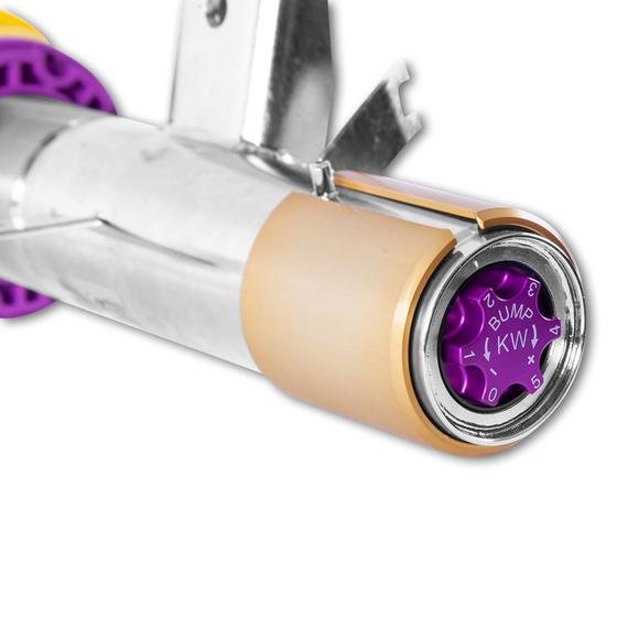 KW Variant 3 (V3) Inox-Line Adjustable Coilovers Suspension Kit – BMW Z4 G29 M40i/20i Roadster & Toyota Supra A90/MK5 GR Supra – Height, Rebound & Compression Adjustable Stainless Steel Coilover Shocks Lowering Kit – 352200CG