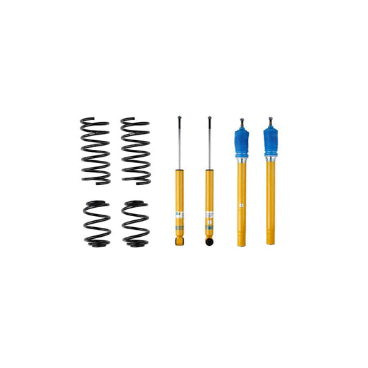 Bilstein B12 Pro-Kit 46-000132 Shocks & Springs Kit for BMW E30 3 Series Convertible/Cabriolet 320i 325i (82-93) – B8 Dampers + Eibach Pro-Kit Lowering Springs – 51mm Front Strut – 10–30mm Drop Sport Suspension Kit