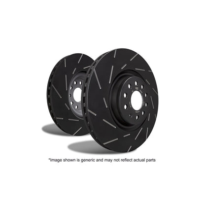 EBC Yellowstuff 4000 Rear Brake Kit 259mm – DP42228R Pads + USR2022 Slotted Discs/Rotors for MINI F55 F56 F57 (TRW Caliper) – Cooper, Cooper S, JCW John Cooper Works – Fast Road Performance Disc & Pad Set – PD08KR423