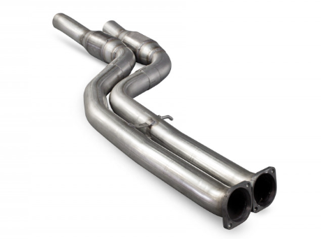 Scorpion Exhaust High-Flow Sports Cat & De-Cat Secondary Mid-Pipe/Centre Section for BMW M3 F80 & M4 F82 F83 (20142018) Non-GPF/OPF | 70mm | Fits OEM or Scorpion Cat-Back | S55 F8x