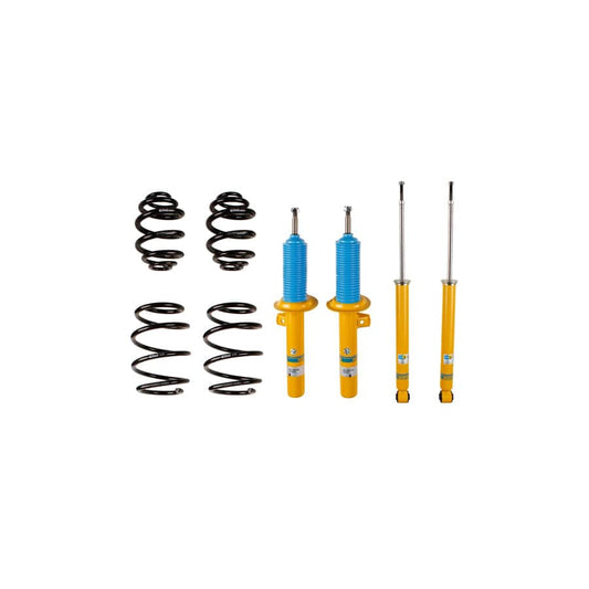 Bilstein B12 Pro-Kit 46-000613 Suspension Kit for BMW 3 Series E46 1998-2007 incl M3 - B8 Dampers + Eibach Pro-Kit Springs - Lowering 10-30mm - Fixed-Height Sport Suspension Upgrade, Shocks/Struts & Springs Kit, Coilover Alternative