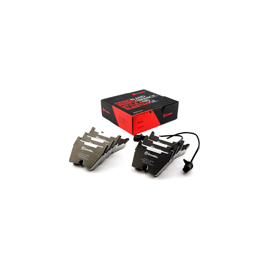 Brembo 07.B314.01 HP2 Front Brake Pads | Disc Pad Kit, ECE R90 Road Legal Low Dust - Audi RS4 B7, RS5, RS6 C5, R8 4.2/5.2 - Lamborghini Gallardo, Diablo, Murcielago - VW Phaeton - OE-Equivalent Performance HP2 Caliper Pads WVA 23751 23764 23765