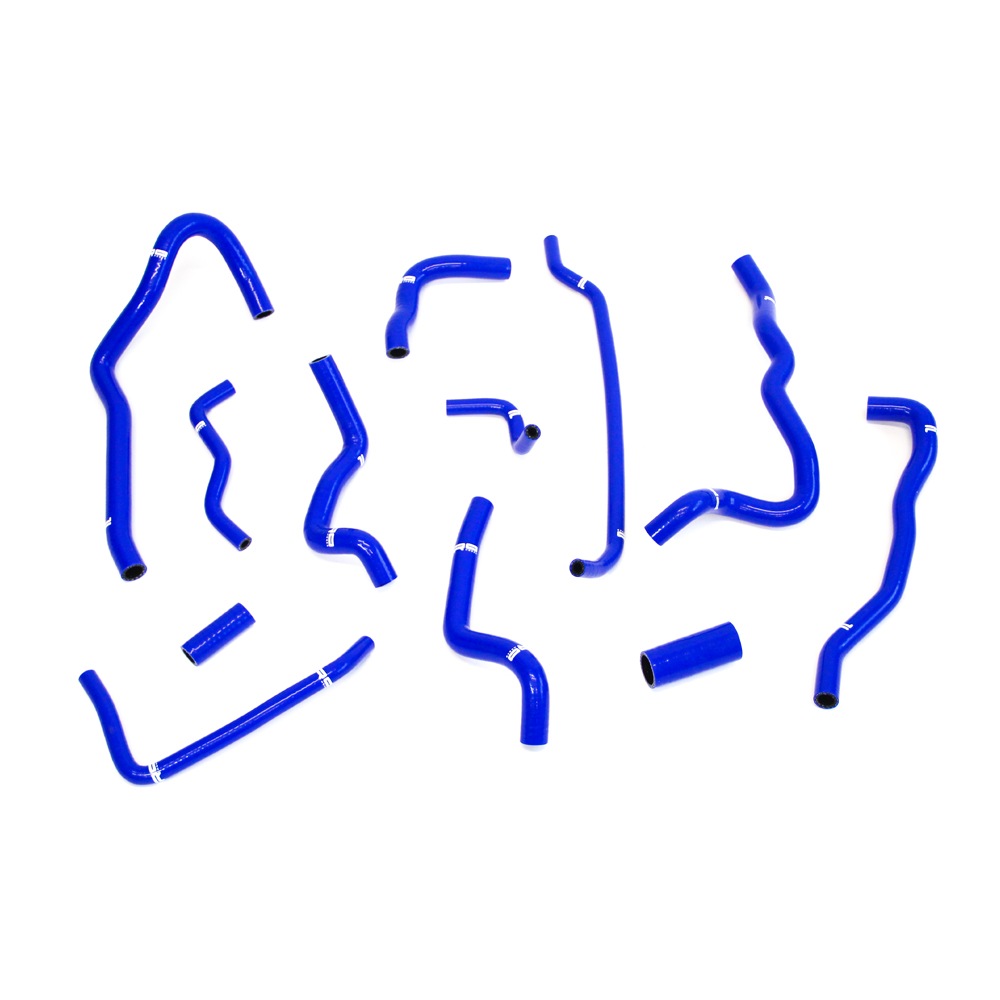 Pro Hoses 12-Piece Ancillary Silicone Hose Kit for Ford Fiesta ST MK8 (ST-200) | Engine Bay Hoses | Optional Stainless Jubilee Clips | Black, Performance Blue, Race Red, Orange | Direct-Fit OE-Style