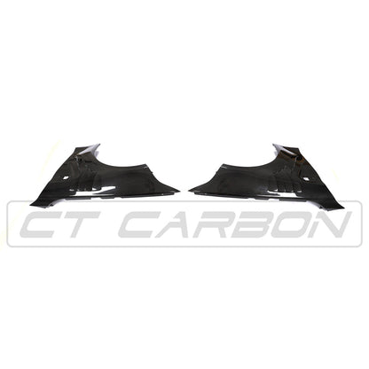 BMW F87 M2 / M2 Competition (M2C) 2016-2021 Carbon Fibre/Fiber Front Wings | Front Fenders / Quarter Panels / Arches | Dry Carbon Pre-Preg Gloss | OEM-Style Fit Lightweight Replacement Pair/Set
