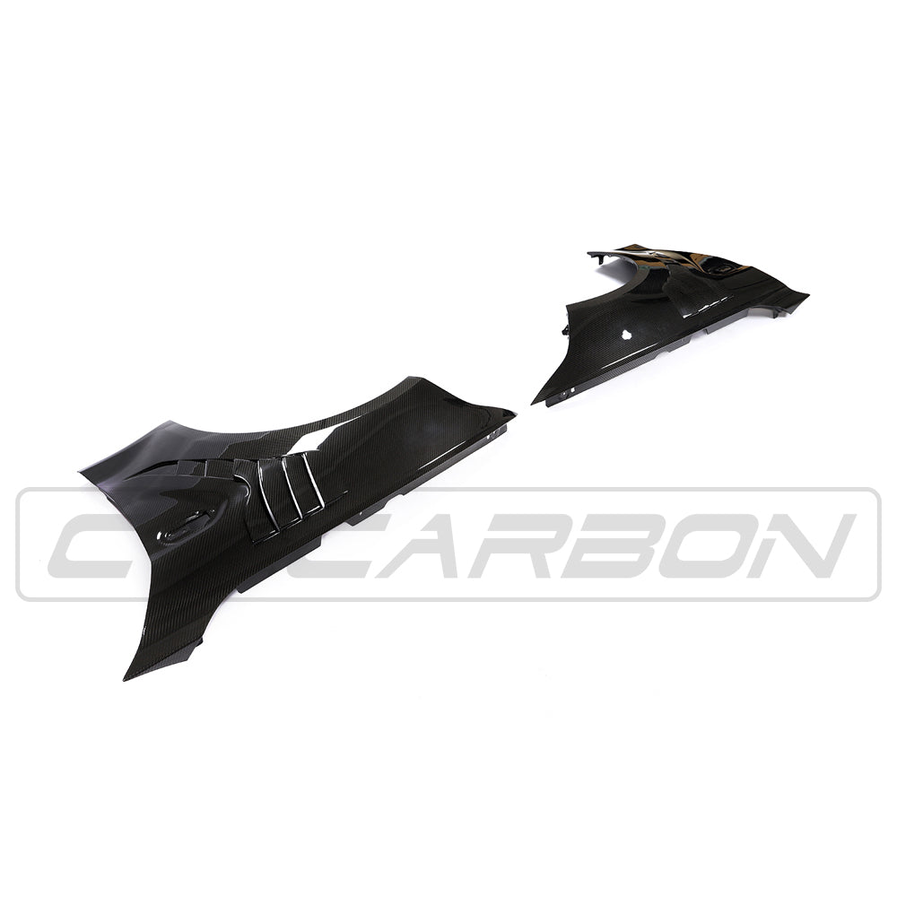 BMW F87 M2 / M2 Competition (M2C) 2016-2021 Carbon Fibre/Fiber Front Wings | Front Fenders / Quarter Panels / Arches | Dry Carbon Pre-Preg Gloss | OEM-Style Fit Lightweight Replacement Pair/Set