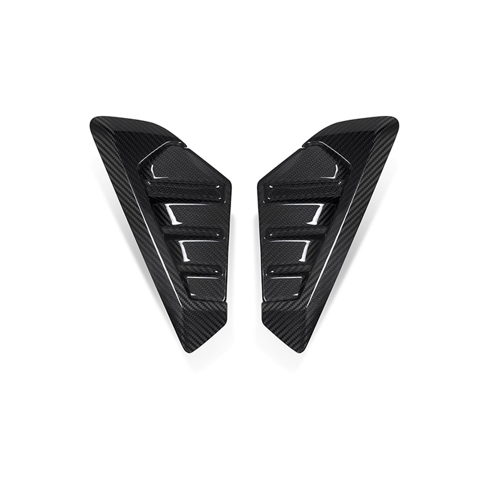 BMW X5 G05 LCI 2023-2025 Carbon Fibre Side Vent Surrounds - Wing/Fender Gill Grille Air Breather Garnish Trim Covers | Gloss 2x2 Twill Dry Carbon | M Performance Style | CT Carbon