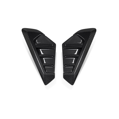 BMW X5 G05 LCI 2023-2025 Carbon Fibre Side Vent Surrounds - Wing/Fender Gill Grille Air Breather Garnish Trim Covers | Gloss 2x2 Twill Dry Carbon | M Performance Style | CT Carbon