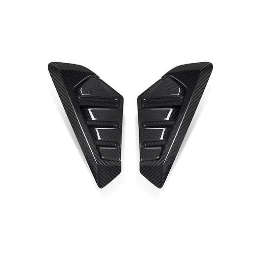 BMW X5 G05 LCI 2023-2025 Carbon Fibre Side Vent Surrounds - Wing/Fender Gill Grille Air Breather Garnish Trim Covers | Gloss 2x2 Twill Dry Carbon | M Performance Style | CT Carbon