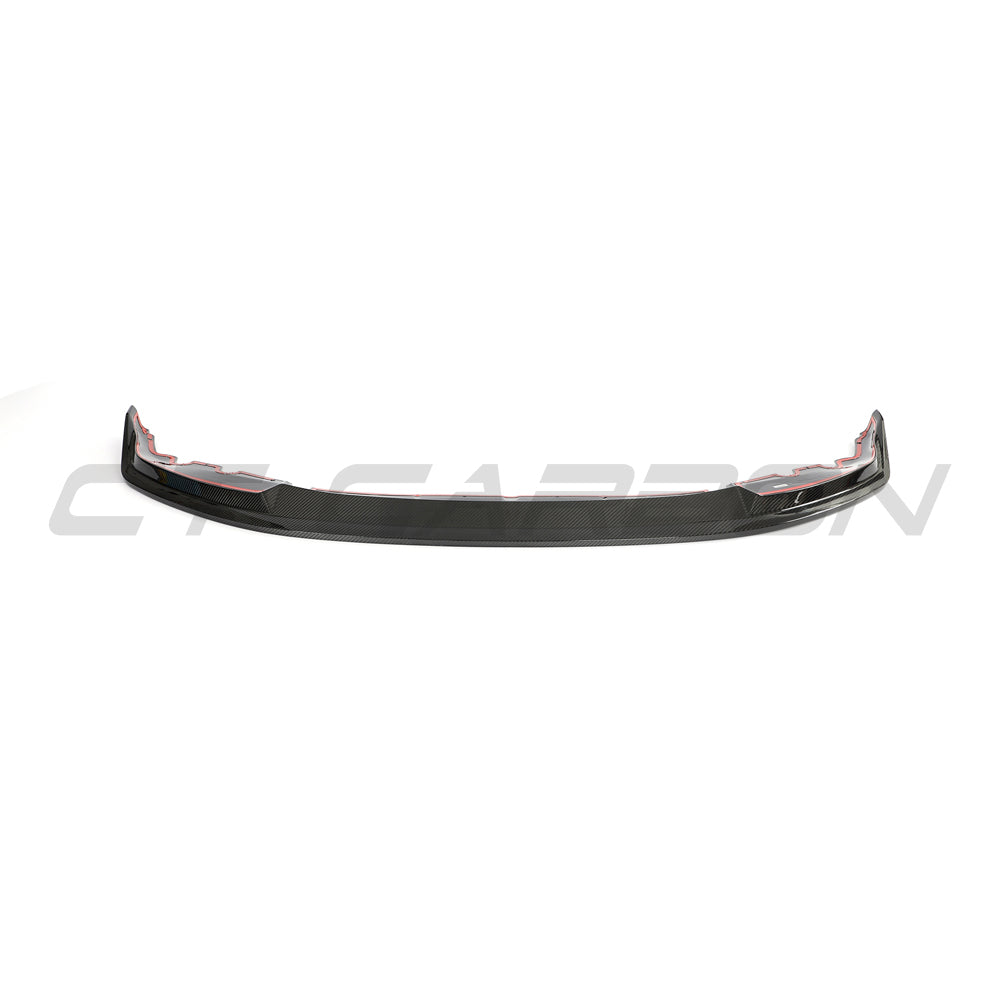 BMW M2 G87 (2023+) Dry Carbon Fibre/Carbon Fiber Front Lip Spoiler V2 – CT Design One‑Piece Front Splitter, Front Bumper Lip, Aero Body Kit Upgrade, OEM+ Performance Styling for M2 Coupe, Chin Spoiler, Lower Splitter