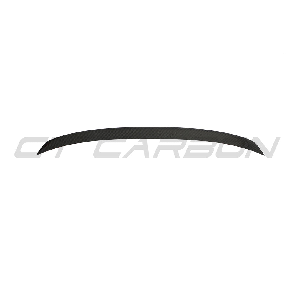 CT Design Carbon Fibre Rear Centre Tailgate Lip Spoiler for Audi A4 S4 RS4 Avant B9/B9.5 (2016-2024) | Boot Lid/Trunk Lip, Estate/Wagon Mid-Level Wing, Pre-Preg Carbon