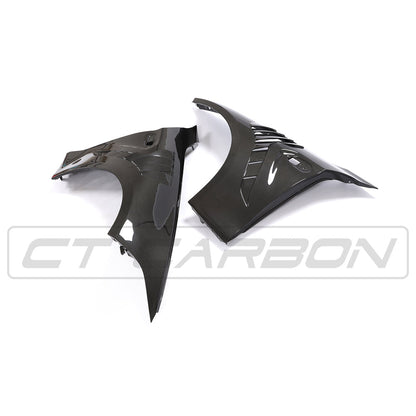 BMW F87 M2 / M2 Competition (M2C) 2016-2021 Carbon Fibre/Fiber Front Wings | Front Fenders / Quarter Panels / Arches | Dry Carbon Pre-Preg Gloss | OEM-Style Fit Lightweight Replacement Pair/Set