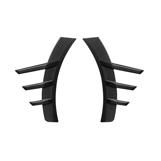 BMW M2 Coupe G87 2023+ Carbon Fibre Rear Quarter Garnish / Side Fender Wing Moulding/Molding – CT Carbon Wheel Arch Trim, Quarter Panel Accent, Pre-Preg High Gloss Overlay Covers