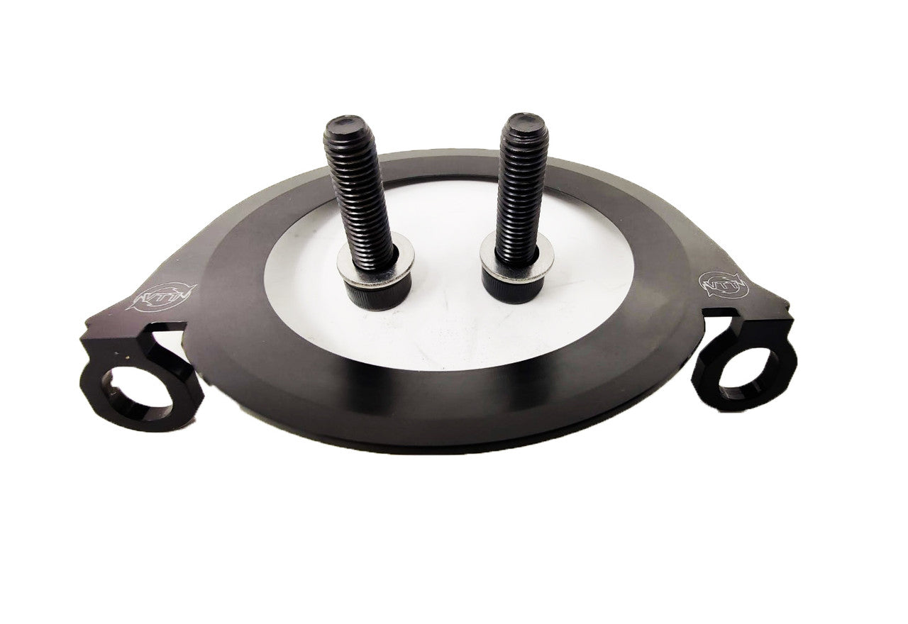 VTT BMW N54 N55 Crank Seal Guard  Front Main Seal/Crankshaft Seal Protector, Belt Ingestion Prevention  Billet 6061â€‘T6 Aluminium, Black Anodised  Vargas Turbocharger Technologies