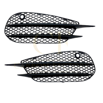 Gloss Black Front Bumper Side Grille for Mercedes Benz W205 C Class 15-18