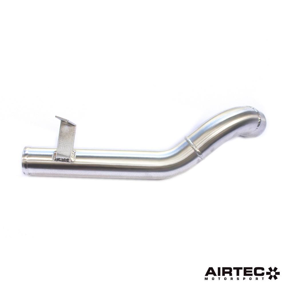 AIRTEC Motorsport 52mm Hot-Side Lower Boost Pipe - Resonator/Silencer Delete Charge Pipe (De-Res Turbo Outlet/Compressor Discharge) for Ford Fiesta ST Mk8 1.5 EcoBoost 200PS | Intercooler Hot Pipe Upgrade