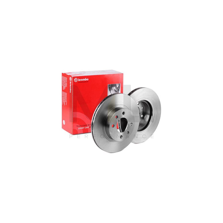 Genuine Brembo 09.A867.10 Brake Disc/Rotor, Internally Vented (Ventilated) 252mm x 18mm (252x18), 4-Hole 4-Stud, OE/OEM Replacement - Includes Fixing Bolts & Screws - Part No. 09A86710 09-A867-10
